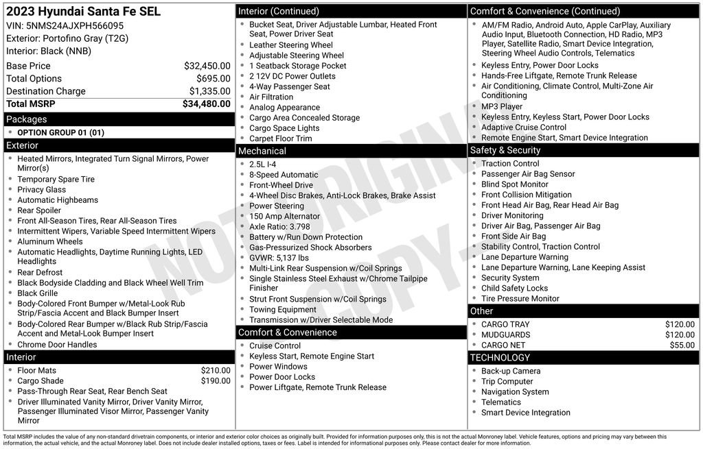 Used 2023 Hyundai Santa Fe SEL FWD image 29