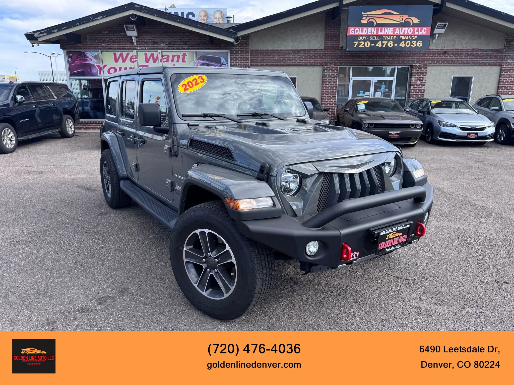 Used 2023 Jeep Wrangler Unlimited Sahara AWD/4WD image 1