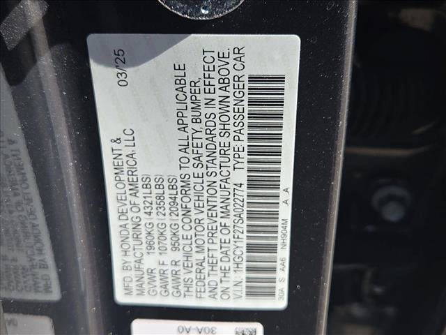 Used 2025 Honda Accord LX image 23