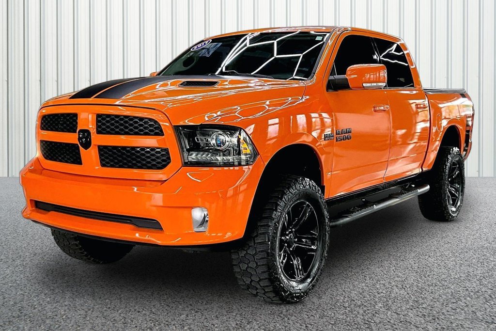 Used 2017 RAM 1500 Sport w/ Ignition Orange Sport Package AWD/4WD image 3