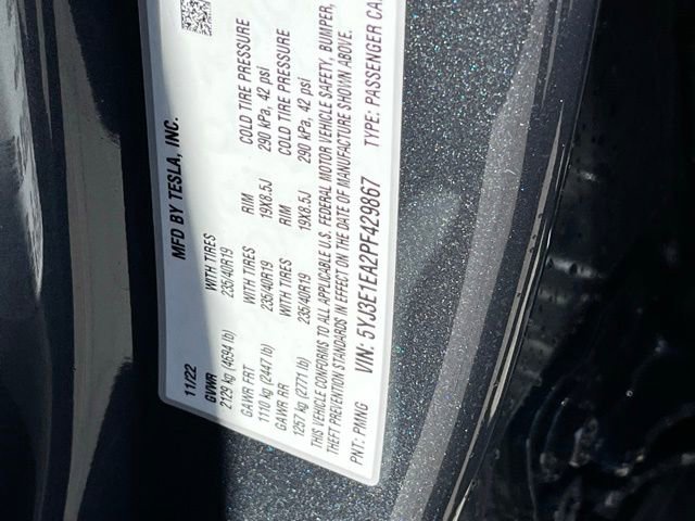 Used 2023 Tesla Model 3 Standard Range image 22