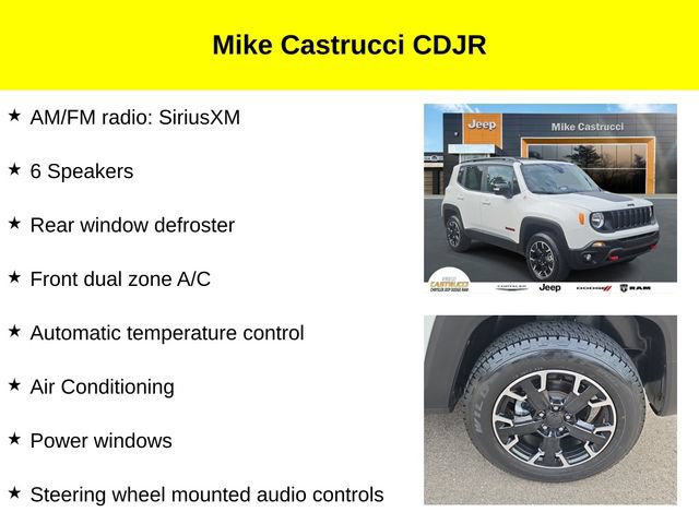 Certified 2023 Jeep Renegade Trailhawk w/ Trailhawk Elite Group AWD/4WD image 18