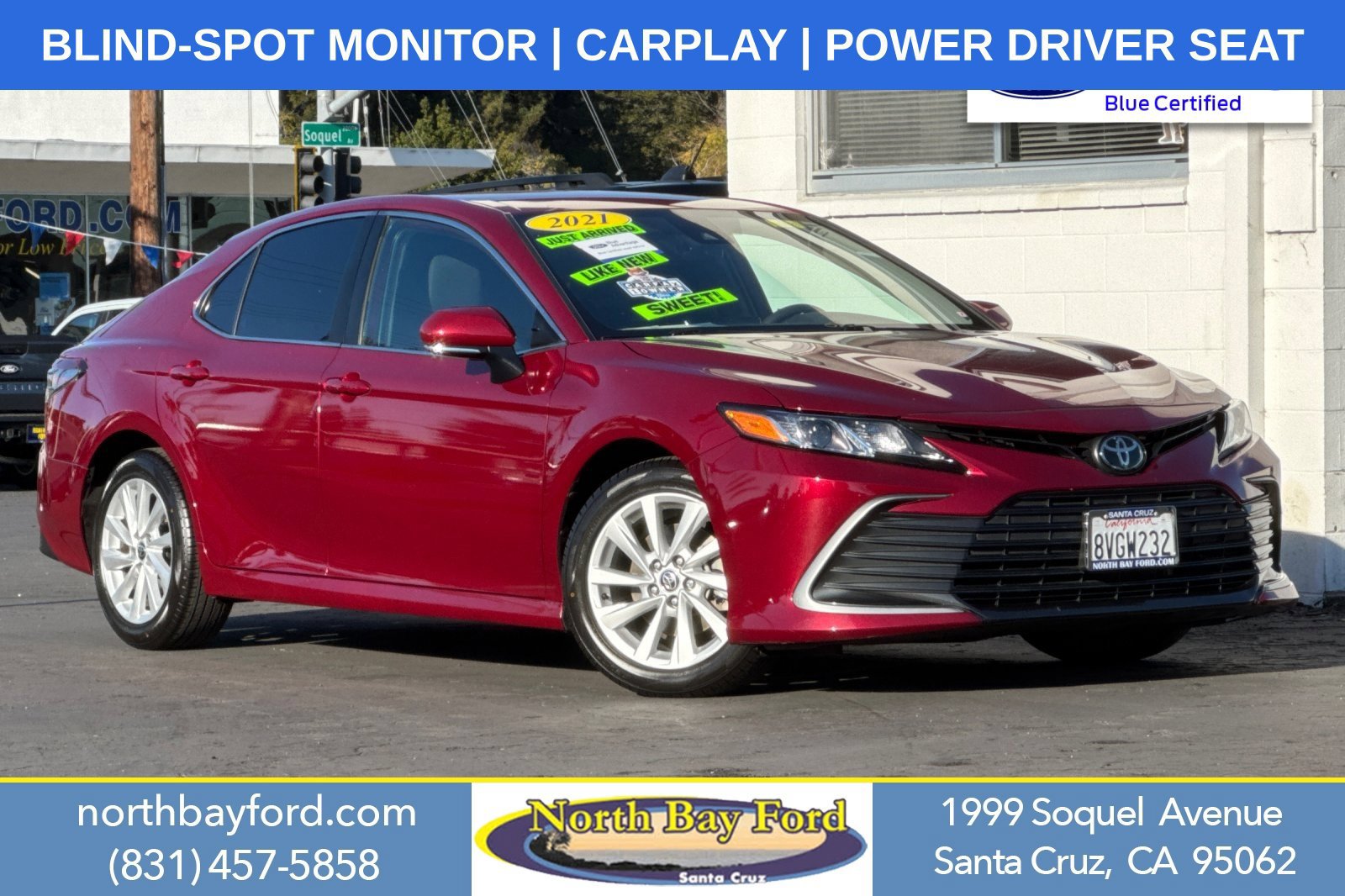 Used 2021 Toyota Camry LE w/ Convenience Package FWD 360° Tour