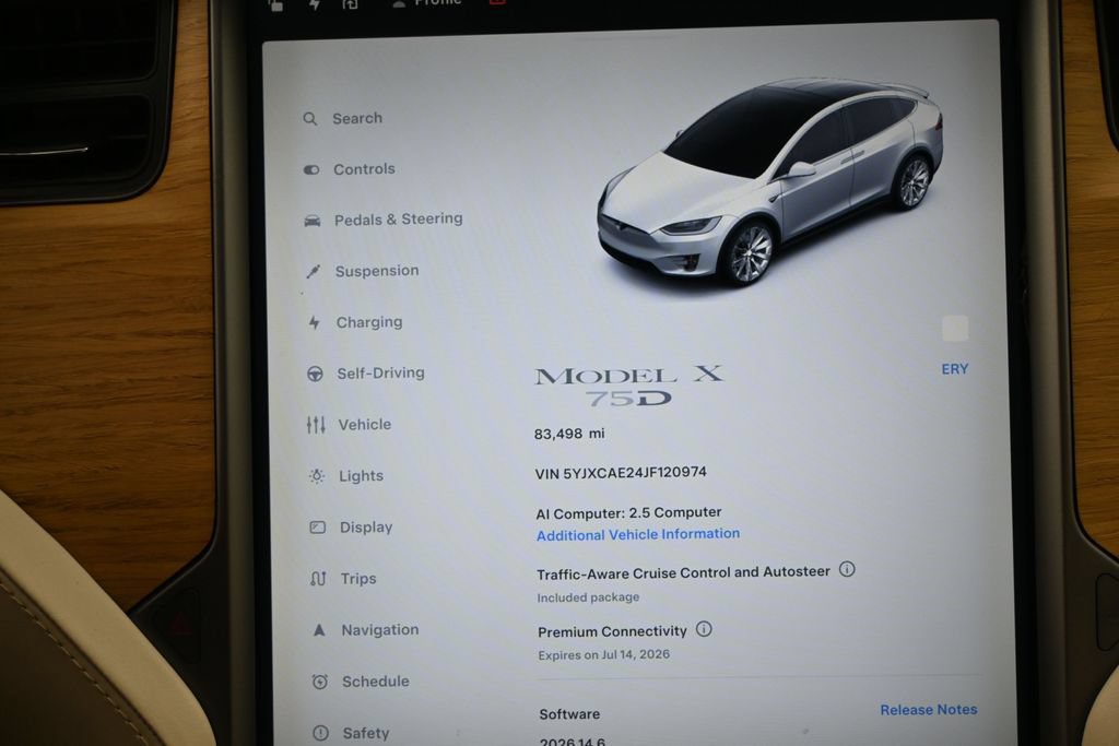 Used 2018 Tesla Model X 75D AWD/4WD image 15