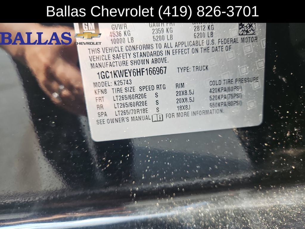 Used 2017 Chevrolet Silverado 2500 LTZ w/ Duramax Plus Package AWD/4WD image 34