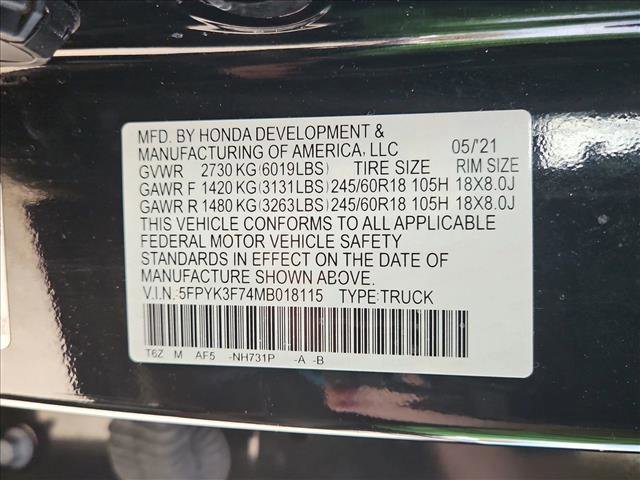 Used 2021 Honda Ridgeline RTL-E image 25