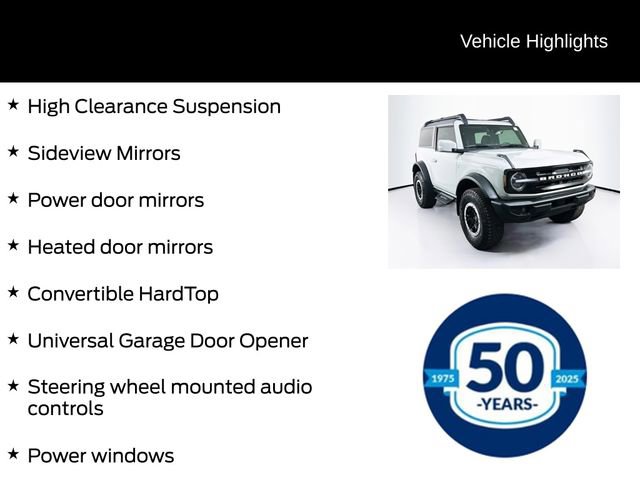 Certified 2023 Ford Bronco Outer Banks w/ Sasquatch Package AWD/4WD image 26
