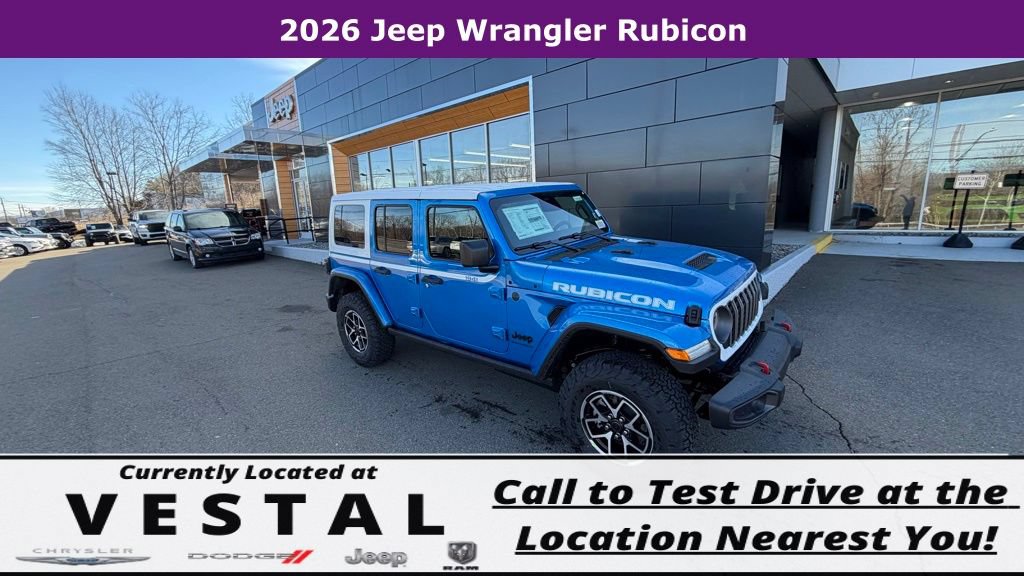 New 2026 Jeep Wrangler Unlimited Rubicon w/ Whitecap Package AWD/4WD image 5