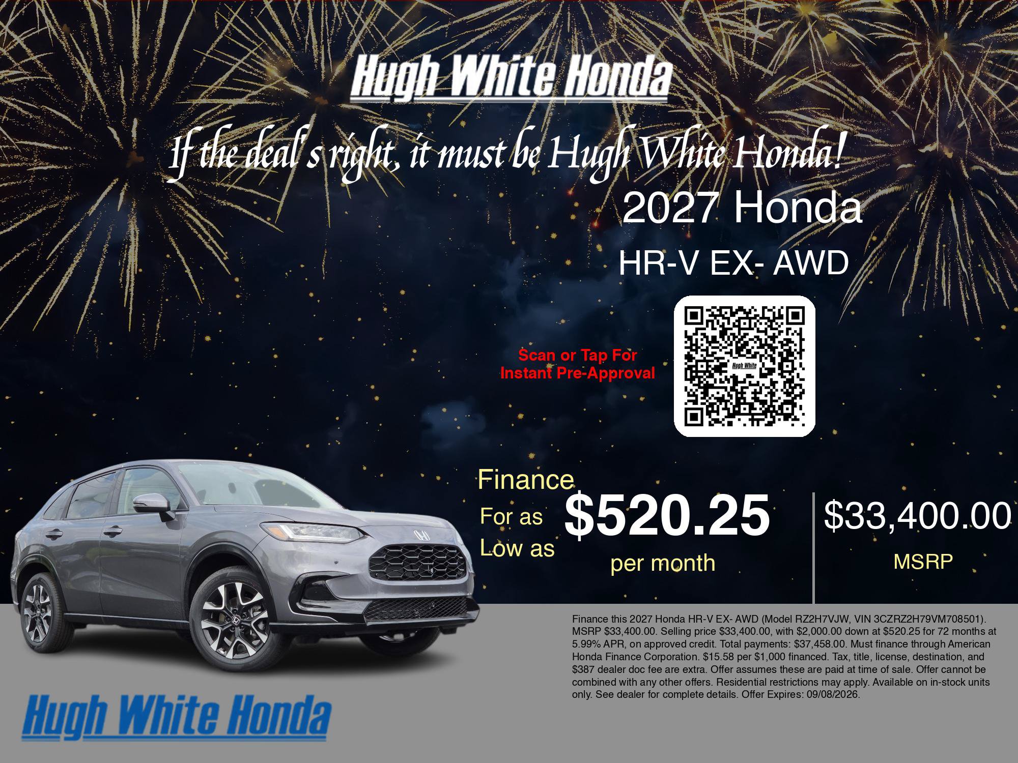New 2027 Honda HR-V EX-L image 7