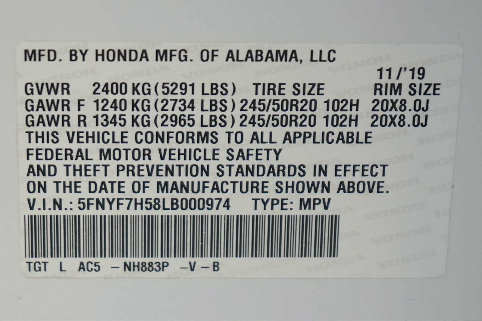 Used 2020 Honda Passport EX-L image 30