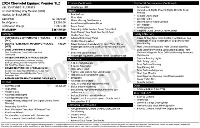 Certified 2024 Chevrolet Equinox Premier FWD image 25