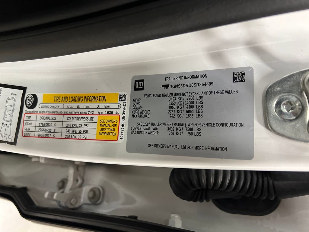 Certified 2025 Chevrolet Suburban Z71 AWD/4WD image 29