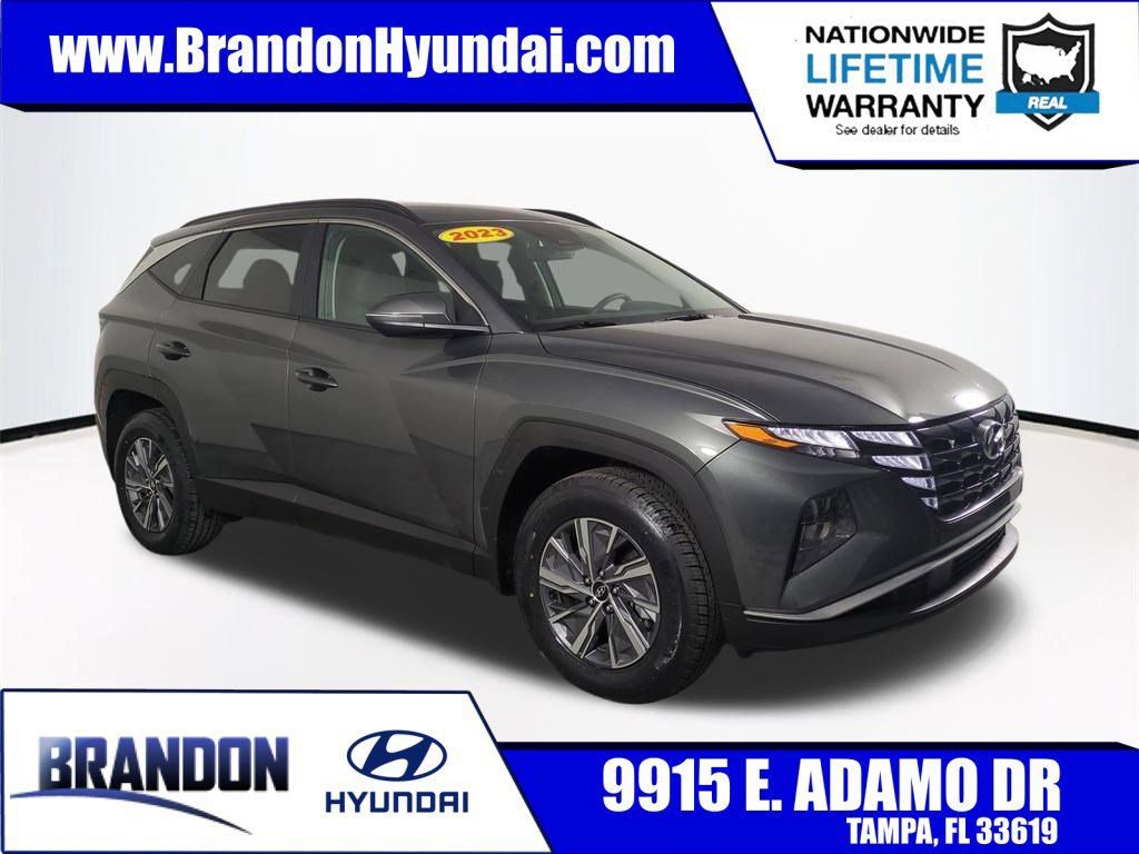 Used 2023 Hyundai Tucson Blue image 1