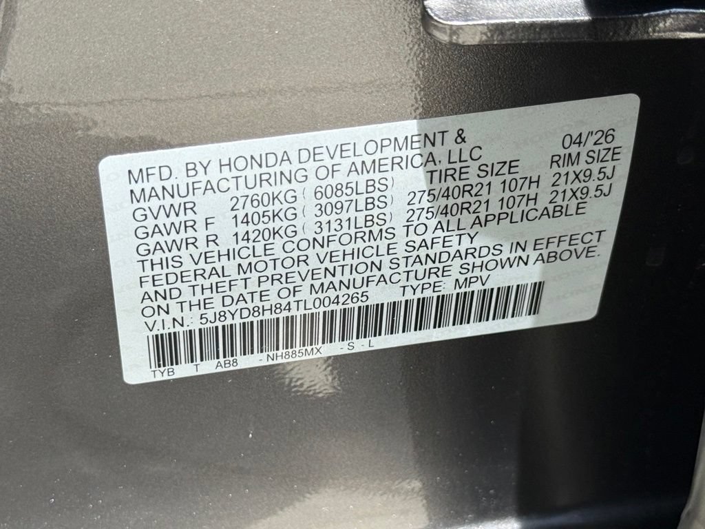 New 2026 Acura MDX Type S w/ Advance Package AWD/4WD image 25