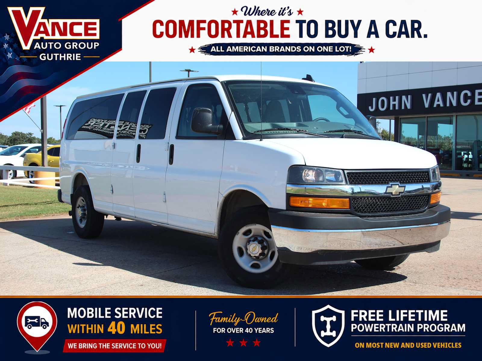 Used 2025 Chevrolet Express 3500 LT w/ LT Preferred Equipment Group RWD image 1