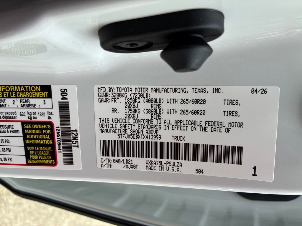 New 2026 Toyota Tundra Limited AWD/4WD image 34