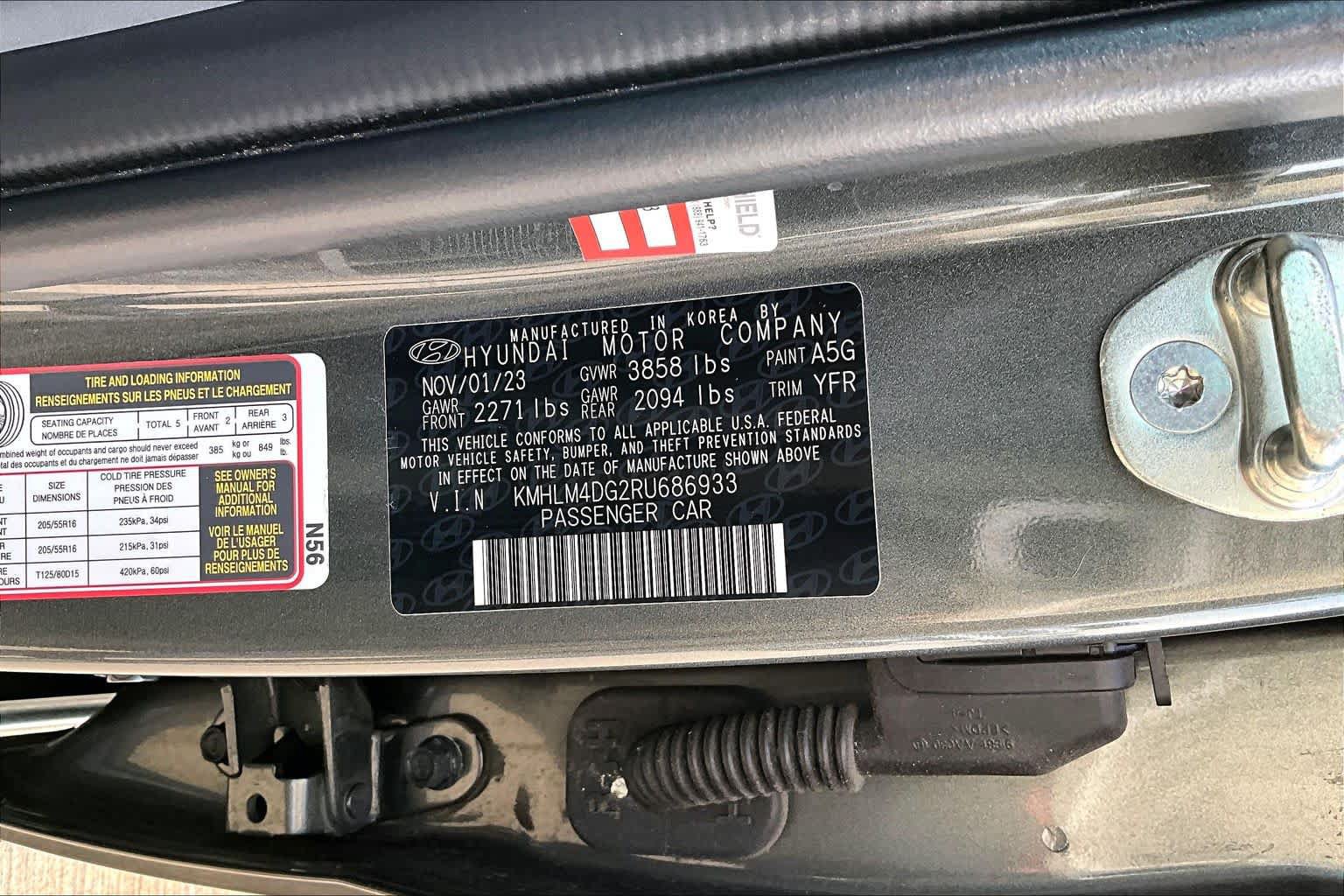 Used 2024 Hyundai Elantra SEL FWD image 37