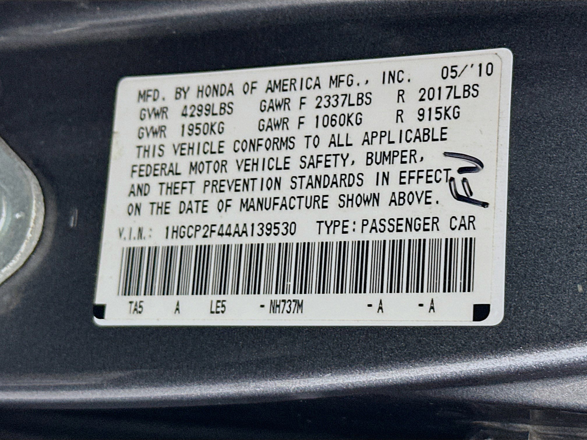 Used 2010 Honda Accord LX-P image 12