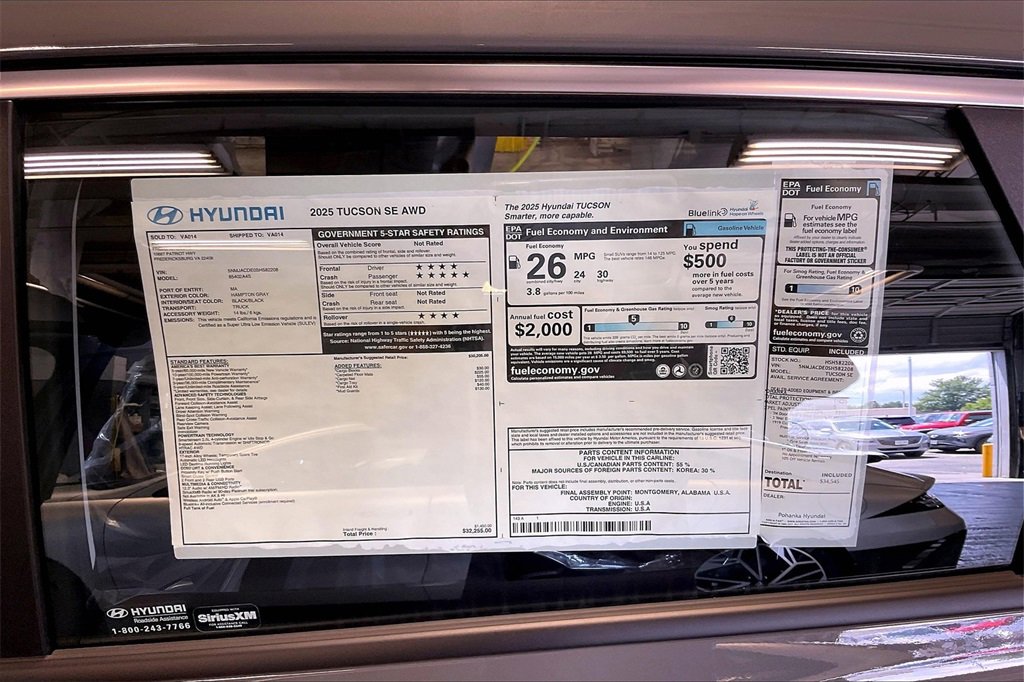 New 2025 Hyundai Tucson SE image 13