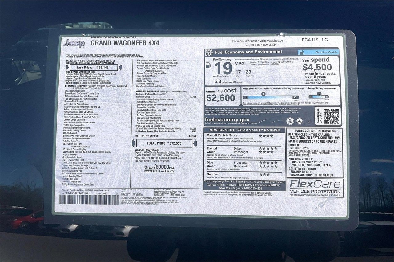 New 2026 Jeep Grand Wagoneer w/ Premium Group I image 41