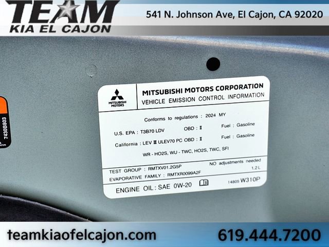 Used 2024 Mitsubishi Mirage ES image 34
