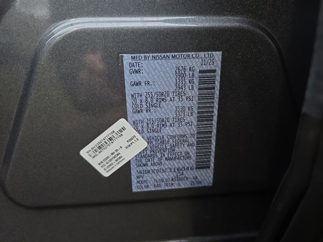 New 2025 Nissan Pathfinder SL w/ SL Premium Package image 17