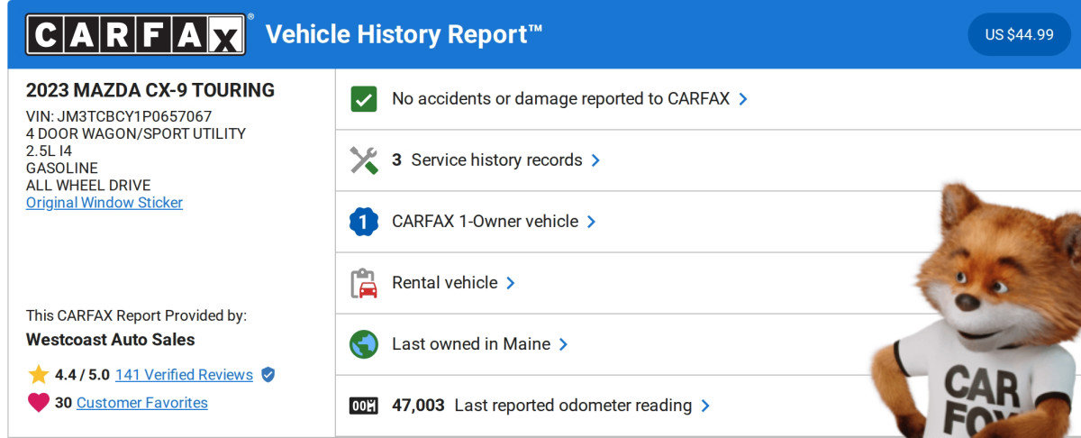 Used 2023 MAZDA CX-9 Touring image 11