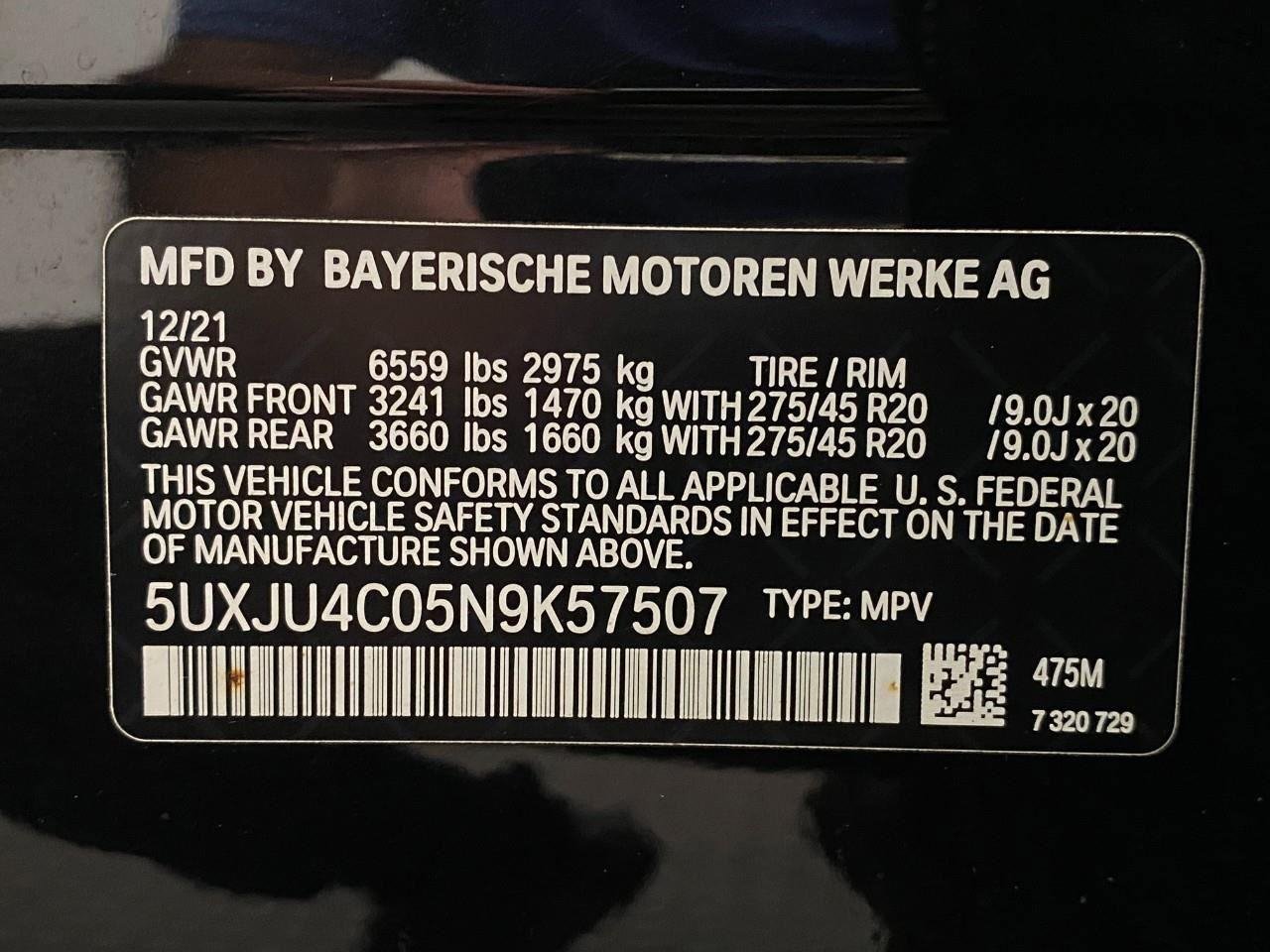 Used 2022 BMW X5 M50i w/ Parking Assistance Package AWD/4WD image 36