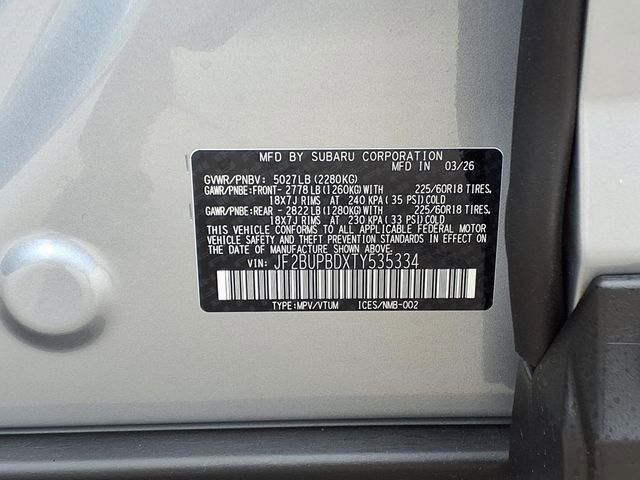New 2026 Subaru Outback Premium AWD/4WD image 10