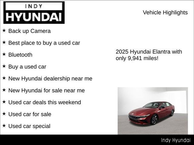 Certified 2025 Hyundai Elantra Sport FWD image 7