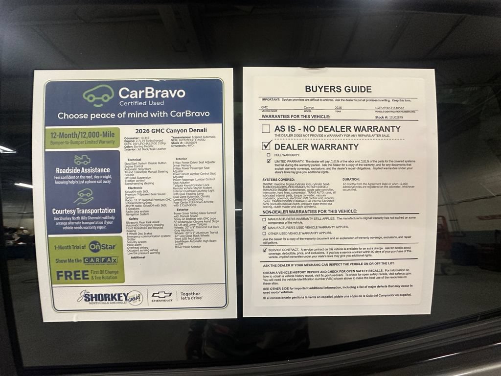 Certified 2026 GMC Canyon Denali AWD/4WD image 32