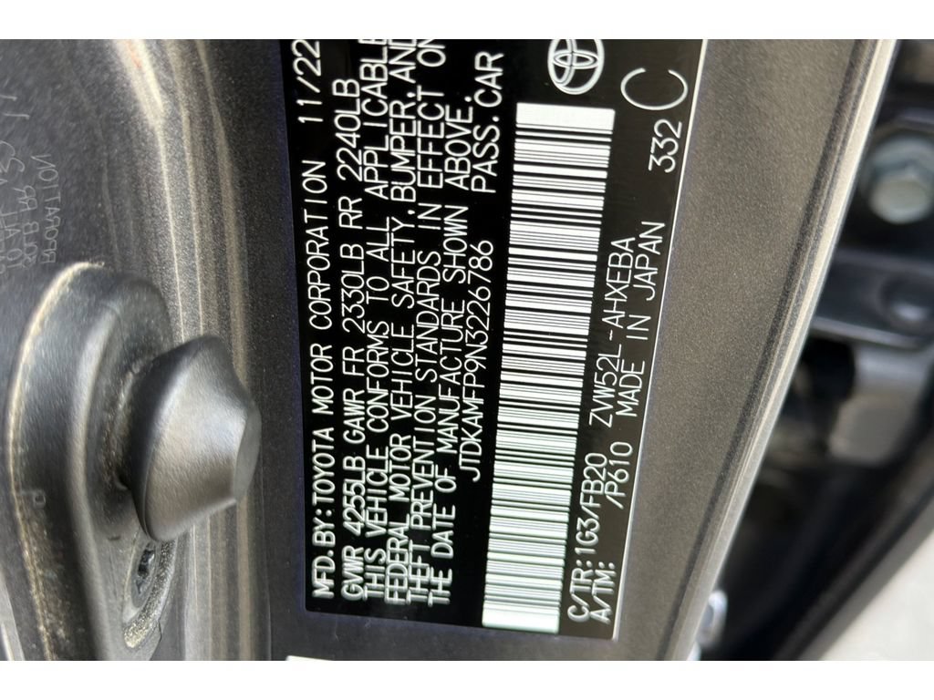Certified 2022 Toyota Prius Prime LE FWD image 32