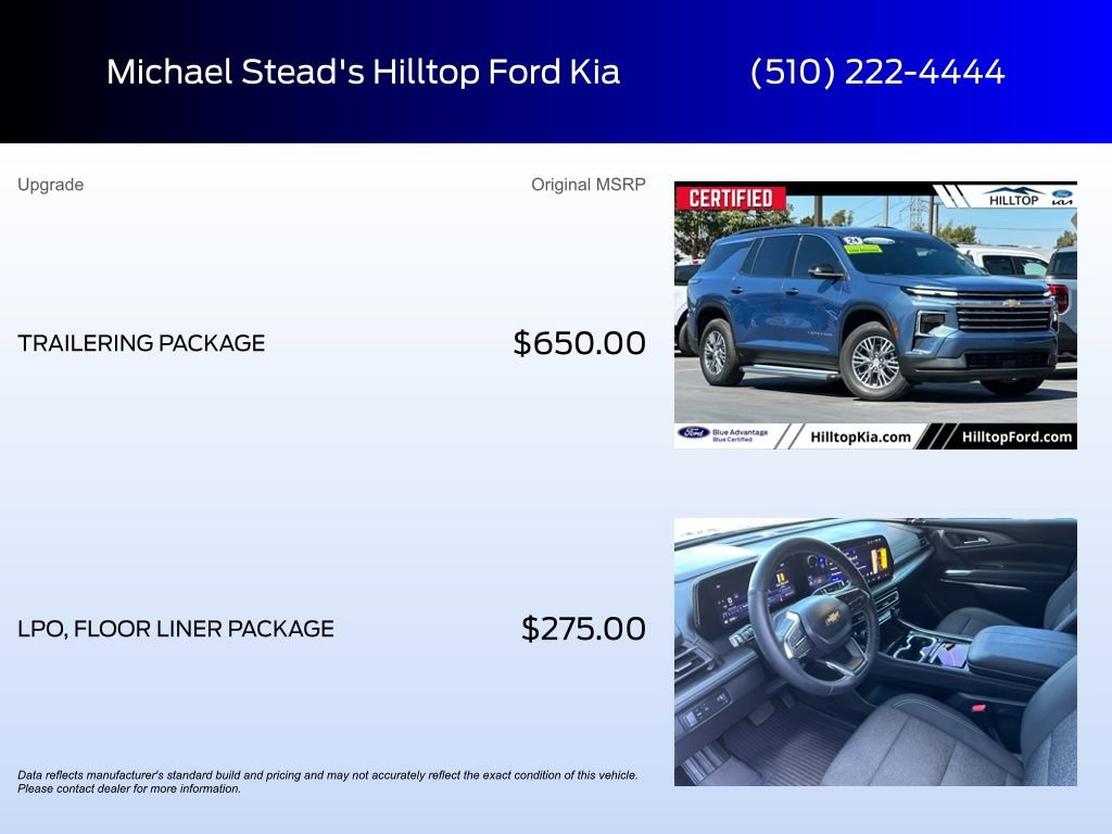 Used 2024 Chevrolet Traverse LT w/ Trailering Package image 6