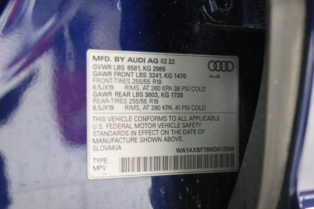 Used 2022 Audi Q7 3.0T Premium w/ Convenience Package image 42