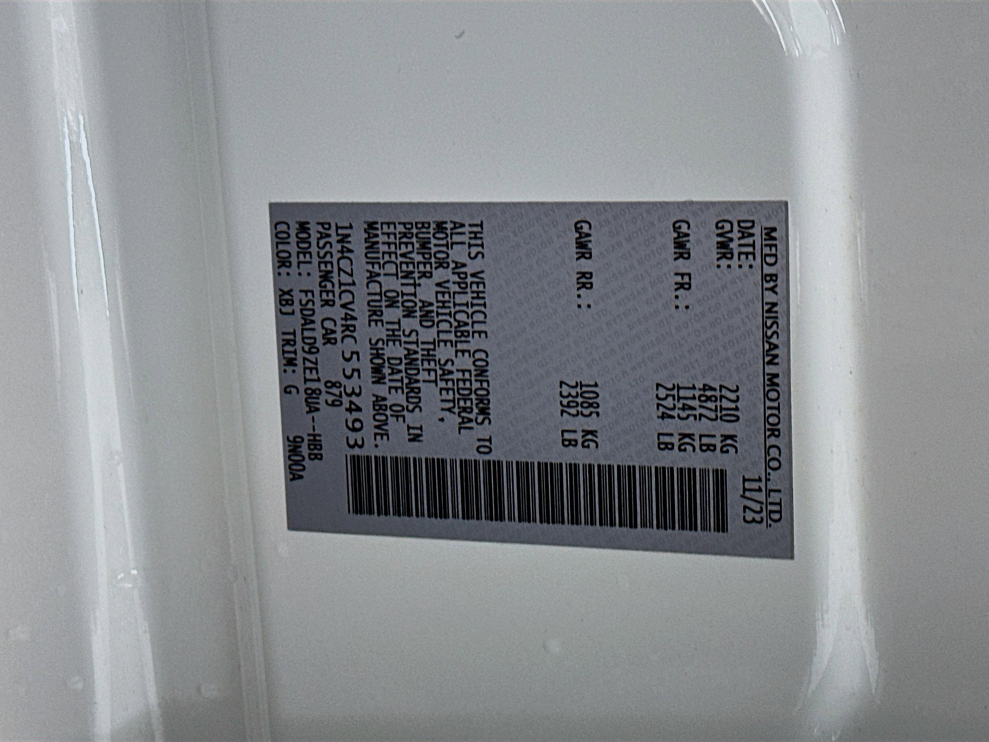 Used 2024 Nissan Leaf SV Plus FWD image 12