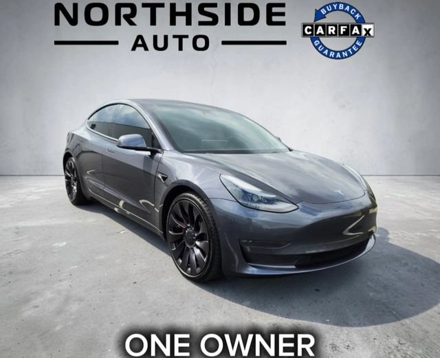 Used 2021 Tesla Model 3 Performance AWD/4WD image 1