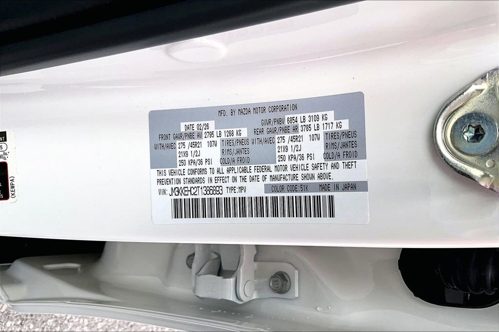 New 2026 MAZDA CX-90 3.3 Turbo S w/ Premium Plus image 13
