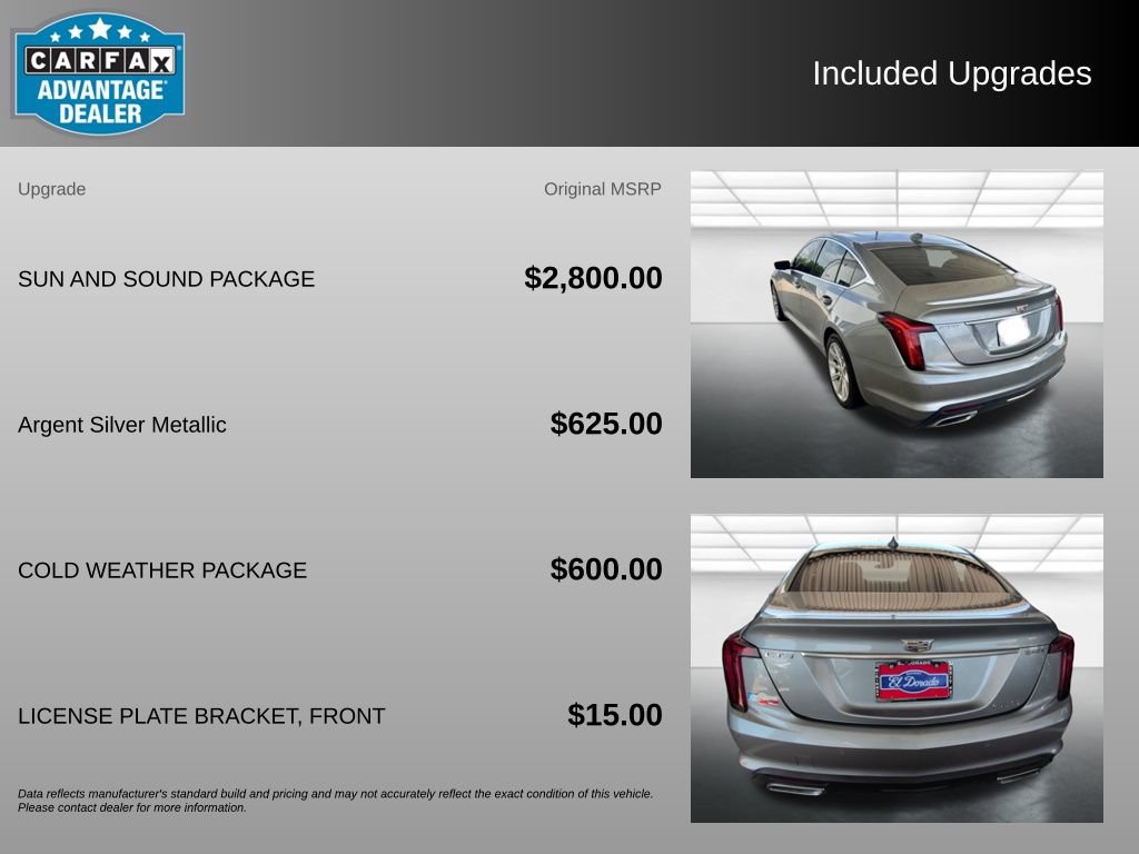 Certified 2024 Cadillac CT5 Luxury w/ Sun And Sound Package RWD image 3