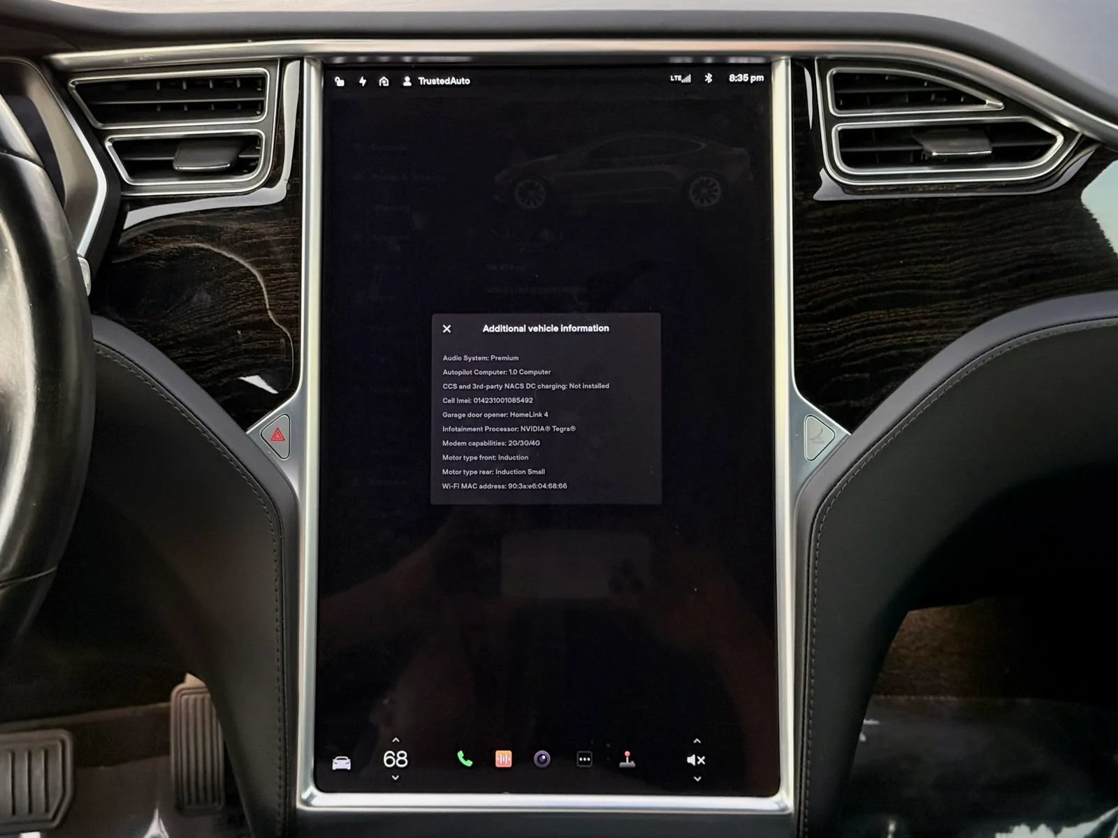 Used 2016 Tesla Model S 75D AWD/4WD image 14