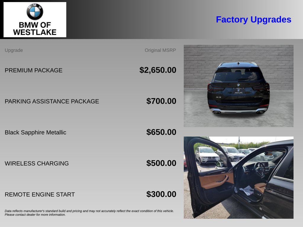 Certified 2023 BMW X3 xDrive30i AWD/4WD image 4