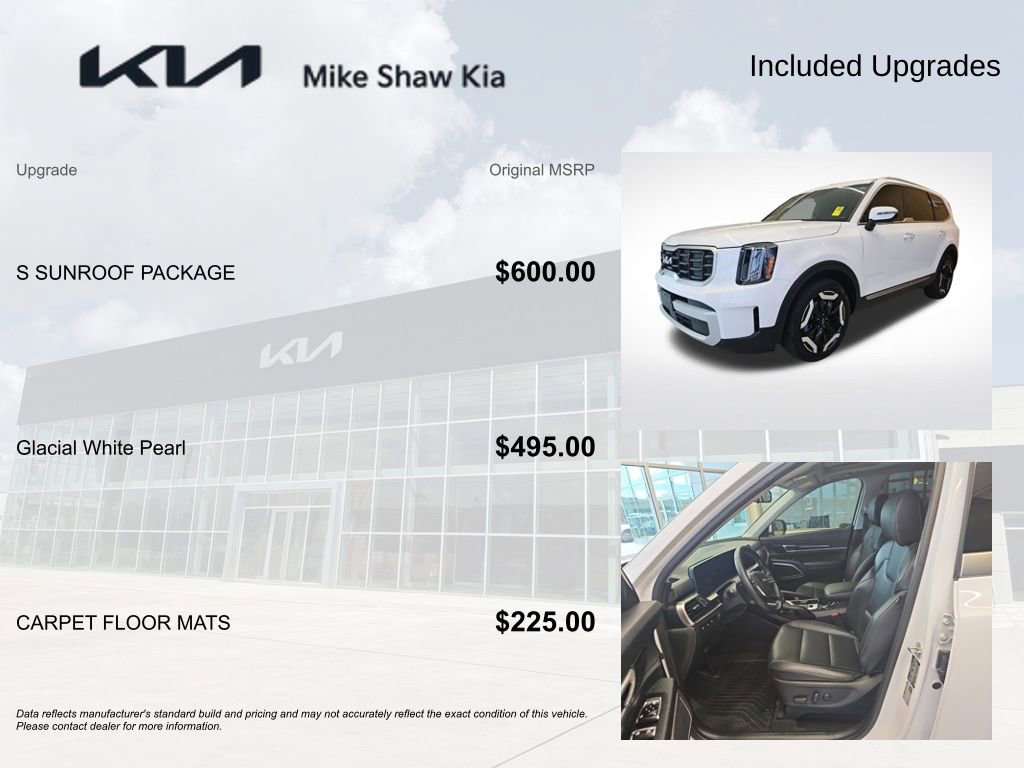 Used 2024 Kia Telluride S w/ S Sunroof Package image 3
