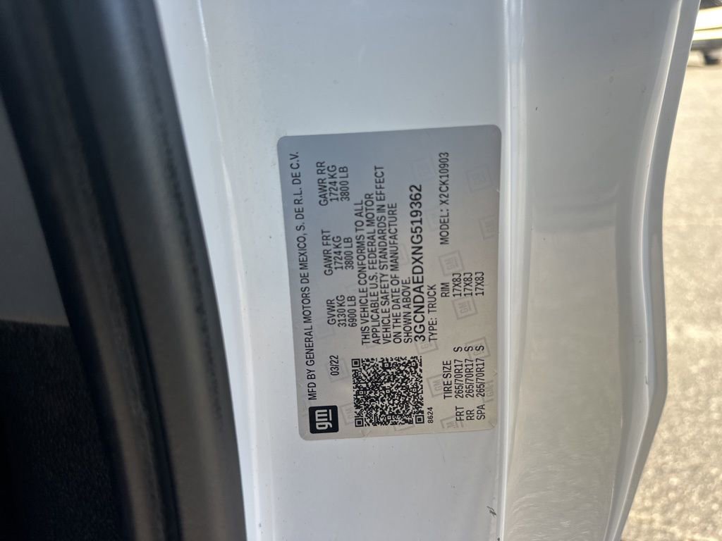 Used 2022 Chevrolet Silverado 1500 W/T w/ WT Value Package image 30