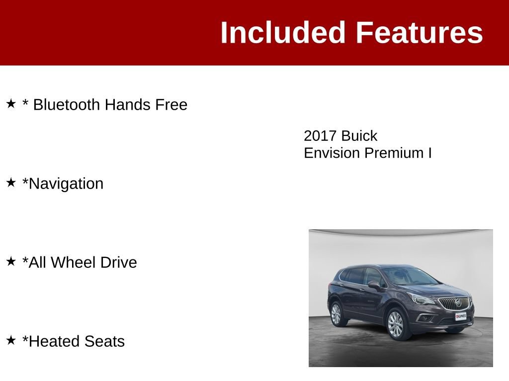Used 2017 Buick Envision Premium AWD/4WD image 3