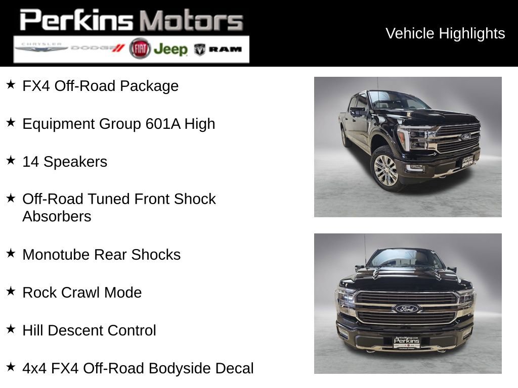 Used 2024 Ford F150 King Ranch w/ FX4 Off-Road Package image 2