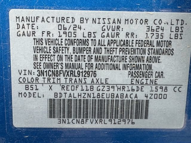 Used 2024 Nissan Versa SR FWD image 17