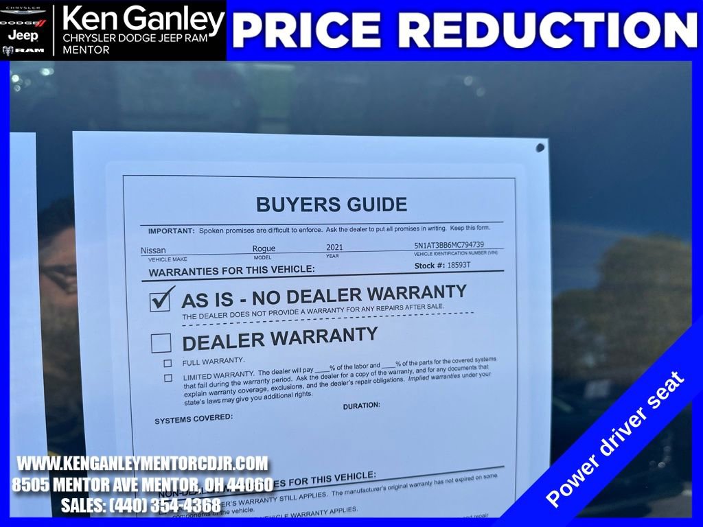 Used 2021 Nissan Rogue SV image 25