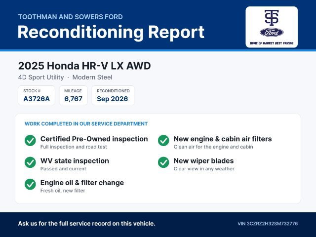 Used 2025 Honda HR-V LX image 33