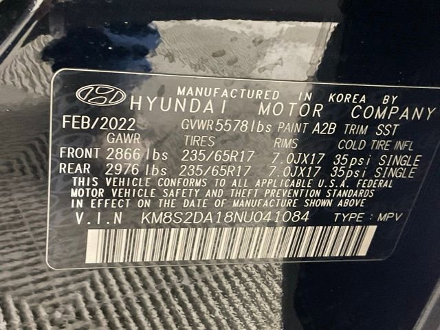 Used 2022 Hyundai Santa Fe Blue AWD/4WD image 28