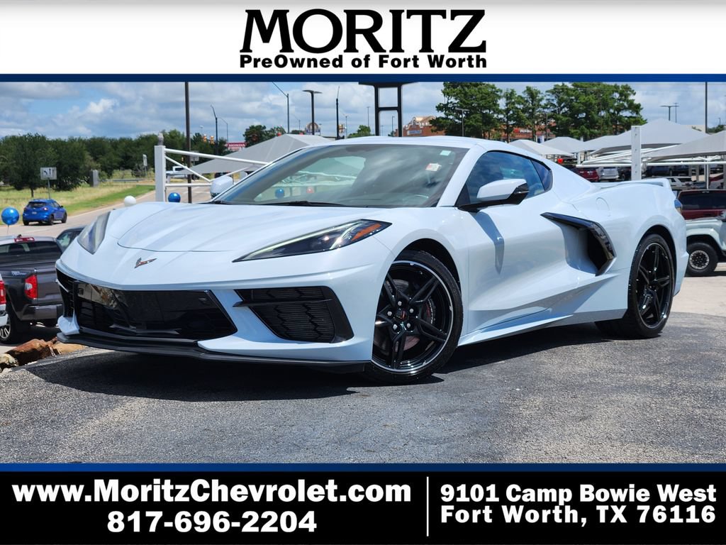 Certified 2021 Chevrolet Corvette Stingray Premium Cpe w/ Z51 Performance Package RWD image 1