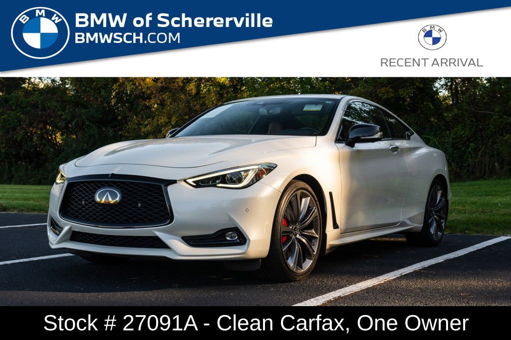 Used 2022 INFINITI Q60 Red Sport 400 w/ Cargo Package AWD/4WD image 1